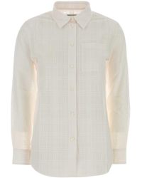 Burberry - Emma Check Pocket Cotton Top - Lyst