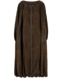 Ferragamo - Salvatore Suede Overcoat - Lyst