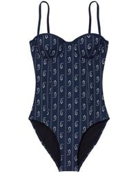 Tory Burch - One Piece Swimsuit With "Paisley" Print - Lyst