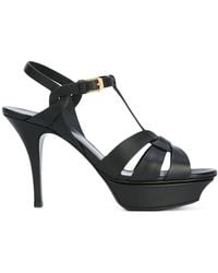 Saint Laurent - 105Mm Tribute Sandals - Lyst