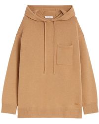 Max Mara - Wool And Cashmere Hoodie - Lyst