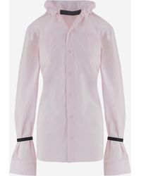 ALAINPAUL - Cotton Shirt With Contrast Details - Lyst