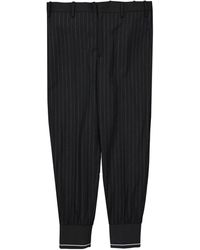 Neil Barrett - Wool Striped Pants - Lyst