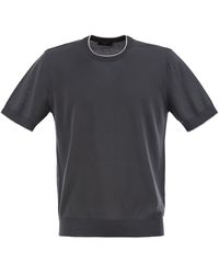 Peserico - Camiseta peserica en hilo de algodón puro - Lyst