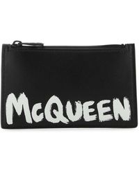 McQueen - Leather Card Holder - Lyst