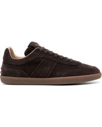 Tod's - Tabs Suede Leather Sneakers - Lyst