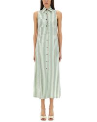 Alysi - Colorful Stripes Chemisier Dress - Lyst