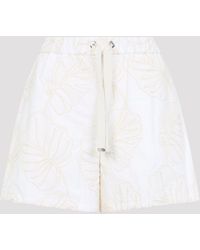 Moncler - Katoenen Bermuda - Lyst