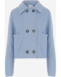 Allude - Wool And Cashmere Jacket - Lyst
