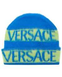 Versace - Beanie Logo Stripes - Lyst