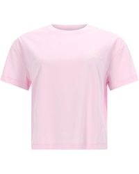 A.P.C. - Logo Crew Neck T-Shirt - Lyst