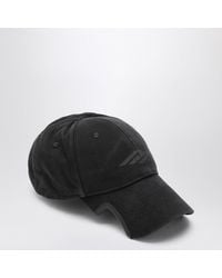 Balenciaga - Stencil 3B Cotton Baseball Cap - Lyst