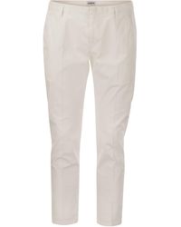 Dondup - Alfredo Slim Fit Cotton Trousers - Lyst