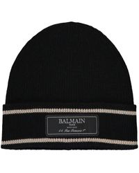 Balmain - Wollen Hoed - Lyst