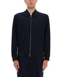 BOSS - Flannel Jacket - Lyst