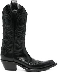 Acne Studios - Leather Cowboy Boots - Lyst