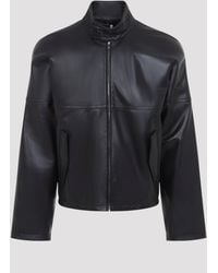 Bottega Veneta - Bottega Vnetea Leather Jacket - Lyst