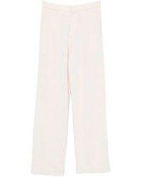 Forte Forte - Wol Viscose Twill Regular Taille Pants - Lyst