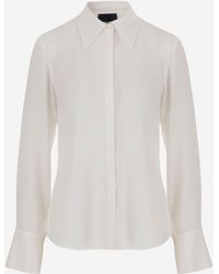 F.it - Camisa de mezcla de seda - Lyst