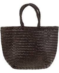Dragon - Grace Basket Small Woven Leather Bag - Lyst