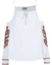 Ermanno Scervino - Loose Fit Lace Blouse - Lyst