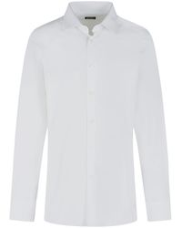 ZEGNA - Trophy Cotton Shirt - Lyst