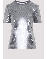 Sportmax - Kibboets T-shirt Met Lovertjes - Lyst