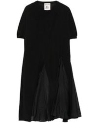 Semicouture - Blondie Jurk Van Katoen En Zijde - Lyst