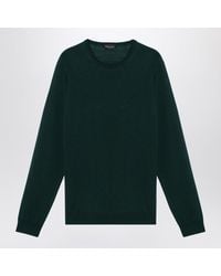 Roberto Collina - Bottle Merino Wool Crew Neck Sweater - Lyst