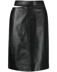Fendi - Leather Skirts - Lyst