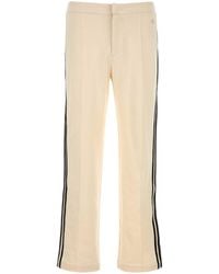 adidas - Cream Cotton Blend X Wales Bonner joggers - Lyst