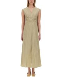 Alysi - Long Poplin Dress - Lyst