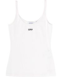 Off-White c/o Virgil Abloh - Tank Top With Logo - Lyst