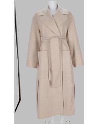 Fabiana Filippi - Belted Wrap Coat With Patch Pockets - Lyst