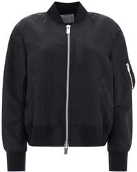 Sacai - Nylon Bomber Jacket - Lyst