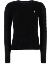 Ralph Lauren - Classic Cable Knit Sweater - Lyst