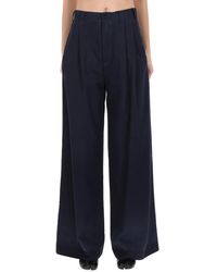 Maison Margiela - Wide Leg Chino Pants Polyester Cotton Jean - Lyst