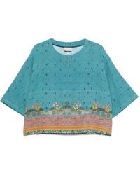 Pierre Louis Mascia - Printed Silk Blouse - Lyst
