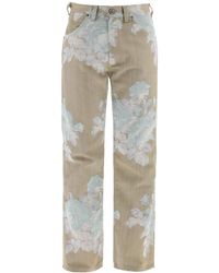 Vivienne Westwood - "Florale Jacquard Ranch Jeans - Lyst