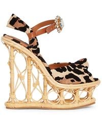 Dolce & Gabbana - Wedge Sandals - Lyst