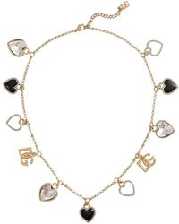 Dolce & Gabbana - Italian Tailoring Hearts Necklace - Lyst
