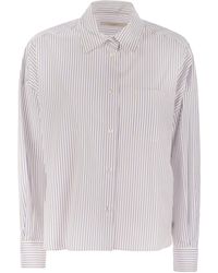 Weekend by Maxmara - Aureo Cotton Poplin Shirt - Lyst