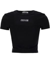 Versace Jeans Couture - Cropped T-Shirt - Lyst