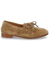 Bally - Suede Lace-Up Loafers - Lyst