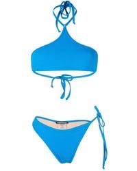 ANDREADAMO - Ribbed-Knit Bikini Set - Lyst