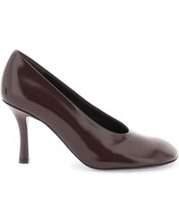 Burberry - Glossy Leather Baby Pumps - Lyst