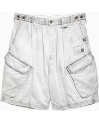 Maison Mihara Yasuhiro - Light Cotton Blend Bermuda Shorts - Lyst