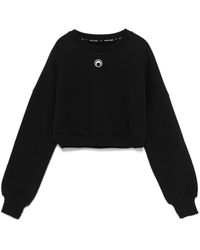 Marine Serre - Moon beschnittene Sweatshirt - Lyst