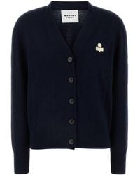Isabel Marant - Midnight Cotton Blend Karina Cardigan - Lyst