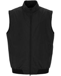 Herno - Giacca Zip A Due Vie Neri Neri - Lyst